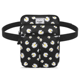 HAWEE Waist Belt Bag for Women Plus Size Fashion Fanny Packs Water Resistant Multifunctional Cross Body Shoulder Purse with 2 Adjustable Straps, Pineapple