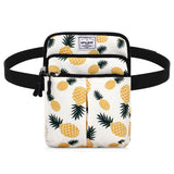 HAWEE Waist Belt Bag for Women Plus Size Fashion Fanny Packs Water Resistant Multifunctional Cross Body Shoulder Purse with 2 Adjustable Straps, Pineapple