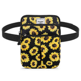 HAWEE Waist Belt Bag for Women Plus Size Fashion Fanny Packs Water Resistant Multifunctional Cross Body Shoulder Purse with 2 Adjustable Straps, Pineapple