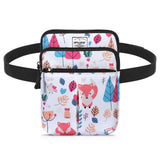 HAWEE Waist Belt Bag for Women Plus Size Fashion Fanny Packs Water Resistant Multifunctional Cross Body Shoulder Purse with 2 Adjustable Straps, Pineapple