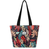 HAWEE Sunflower Tote Bag with Zipper for Women Inside Mesh Pocket Heavy Duty Casual Cloth Shoulder Handbag Outdoors, Sunflower Yellow