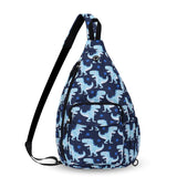 HAWEE Convertible Sling Backpack Purse Sunflower Crossbody Chest Bag Left and Right Shoulder Water Repellent