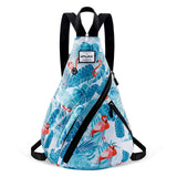 HAWEE Women's Rope Sling Bag - Convertible Chest Bag & Backpack, Water-Resistant Crossbody Daypack for Travel, Sport, Cycling | Left or Right Wear, Sunflower