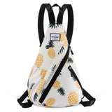 HAWEE Women's Rope Sling Bag - Convertible Chest Bag & Backpack, Water-Resistant Crossbody Daypack for Travel, Sport, Cycling | Left or Right Wear, Sunflower