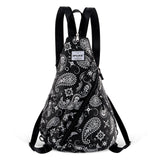 HAWEE Women's Rope Sling Bag - Convertible Chest Bag & Backpack, Water-Resistant Crossbody Daypack for Travel, Sport, Cycling | Left or Right Wear, Sunflower