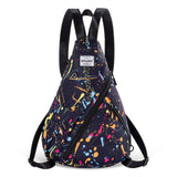 HAWEE Women's Rope Sling Bag - Convertible Chest Bag & Backpack, Water-Resistant Crossbody Daypack for Travel, Sport, Cycling | Left or Right Wear, Sunflower