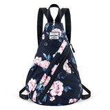 HAWEE Women's Rope Sling Bag - Convertible Chest Bag & Backpack, Water-Resistant Crossbody Daypack for Travel, Sport, Cycling | Left or Right Wear, Sunflower