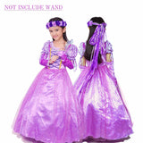 KAWELL 4t Princess Dress Costume Deluxe Party Christmas Fancy Dress Up for Girls - KAMO