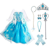 KAWELL Princess Dress Girl's Halloween Fancy-Dress Costume with Long Sleeve, Child 2T - KAMO