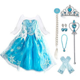 KAWELL Princess Dress Girl's Halloween Fancy-Dress Costume with Long Sleeve, Child 2T - KAMO
