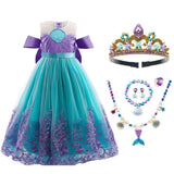Princess Costume Dress for Girls Kids Birthday Party Halloween Cosplay Costumes 3-10 Years - KAMO