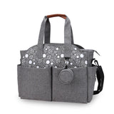 Fashion Mommy Tote Bag, Large Capacity Baby Diaper Bag with Insulated Bottle Pocket & Removable Strap - KAMO