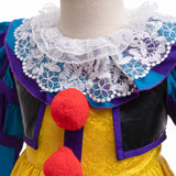 外贸爆品cosplay小丑回魂表演服童装连衣裙万圣节儿童装扮cos服装 - KAMO