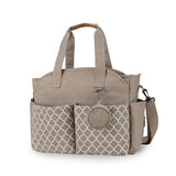 Fashion Mommy Tote Bag, Large Capacity Baby Diaper Bag with Insulated Bottle Pocket & Removable Strap - KAMO