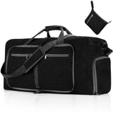URSOFINE 115L/85L/65L Large Duffle Bag, Foldable Travel Gym Bag with Shoe Compartment, Lightweight Water Repellent Tear Resistant for Camping, Weekender, Overnight Travel