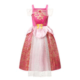 Princess Snow White Dress Costume with Accessories for Girls, Perfect for Party, Halloween Or Pretend Play Dress Up - KAMO