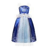 Princess Snow White Dress Costume with Accessories for Girls, Perfect for Party, Halloween Or Pretend Play Dress Up - KAMO