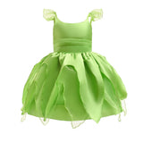 Princess Tinkerbell Costume for Girls Fancy Halloween Birthday Party Outfit Fairy Dress - KAMO