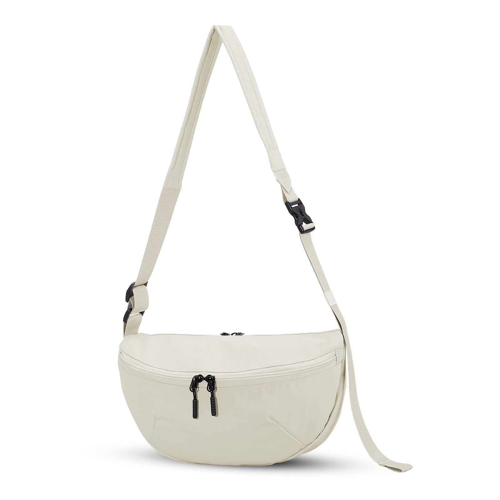HAWEE Pure Colour Crossbody Bag Bum Bag for Women,Two Way Zipper Belt Bag with Adjustable Strap,Fashion Waist Packs for Traveling Workout - KAMO