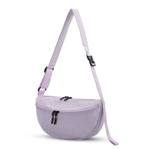 HAWEE Pure Colour Crossbody Bag Bum Bag for Women,Two Way Zipper Belt Bag with Adjustable Strap,Fashion Waist Packs for Traveling Workout - KAMO
