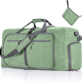 URSOFINE 115L/85L/65L Large Duffle Bag, Foldable Travel Gym Bag with Shoe Compartment, Lightweight Water Repellent Tear Resistant for Camping, Weekender, Overnight Travel