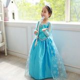 HAWEE Princess Dress Queen Costume Halloween Cosplay Dress up for Toddler Girls with Accessories - KAMO