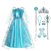 HAWEE Princess Dress Queen Costume Halloween Cosplay Dress up for Toddler Girls with Accessories - KAMO