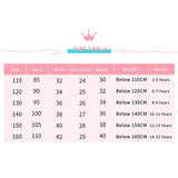 Girls' Unicorn Party Princess Dress Rainbow Tulle Long Wedding Gown Birthday Kids Clothes - KAMO