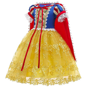 KAWELL Deluxe Snow Costume Generic Dress Up for Girls Party - KAMO