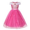 HAWEE Pink Princess Dress Party Toddler Girls Halloween Costume Deluxe Beauty Cosplay Outfit - KAMO