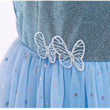 KAWELL Princess Dress Costume, Christmas Party Costume for Toddler Girls 2-11T - KAMO