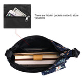 HAWEE Crossbody Bag for Women - Multi-pocket Shoulder Bag Lightweight Messenger Bag Casual printed Purse Handbag Travel Bag - KAMO