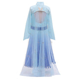 Princess Elsa 2 Costume for Girls Snow Queen Suits for Cosplay Party Age 3-8 Years - KAMO