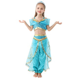 HAWEE Princess Costume for Girls Sequin Dress Up for Halloween Cosplay - KAMO