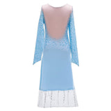 Princess Elsa 2 Costume for Girls Snow Queen Suits for Cosplay Party Age 3-8 Years - KAMO