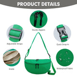 HAWEE Pure Colour Crossbody Bag Bum Bag for Women,Two Way Zipper Belt Bag with Adjustable Strap,Fashion Waist Packs for Traveling Workout - KAMO