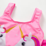 Girls Swimsuits One Piece Unicorn Swimwear Bathing Suit - KAMO