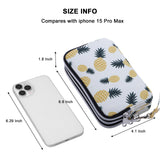 HAWEE Wristlet Purse for Women Credit Card Holder Wallet with 3 Zipper Handbag Wallet Floral Printing, Colorful Flower