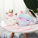 HAWEE New Fashion Shoulder Bag Cute Unicorn Animals Messenger Bag Keys Coin Purse Cute Princess Mini Handbag - KAMO