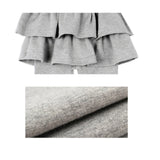 Girls Leggings Toddler Pants Leggings for Girls School Uniform Tutu Kids Ruffle Skirt, 3-Pack, Sizes 3-10 - KAMO