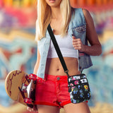 HAWEE Multifunction Phone Bag One Shoulder Phone Waist Bag Diagonal Cross Bag Smart Phone Case Outdoor Bag Triple Zip Hipster - KAMO