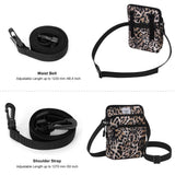 HAWEE Waist Belt Bag for Women Plus Size Fashion Fanny Packs Water Resistant Multifunctional Cross Body Shoulder Purse with 2 Adjustable Straps, Pineapple