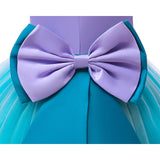 HAWEE Girls Mermaid Costume Princess Dress Up Lace Off Shoulder Evening Elegant Dress - KAMO