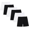 HAWEE 6 Pack Cotton Girls Bike Shorts Cartwheel Toddler Biker Under Dress Dance Multi-Color Shorts, 5-14 Y - KAMO