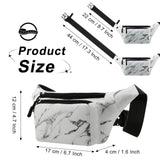 Fanny Pack for Women & Men - Crossbody Waist Bag Lightweight Belt Bum Bag for Sports, Travel, Hiking, Everyday Use - KAMO