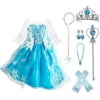 KAWELL Princess Dress Girl's Halloween Fancy-Dress Costume with Long Sleeve, Child 2T - KAMO