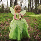 HAWEE Flowers Fairy Costume for Girls Toddler Halloween Birthday Party Fairy Elf Dress up with Wings - KAMO