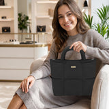 HAWEE Nylon Puffer Tote Bag for Women, Lightweight Crossbody Bags for Women, Quilted Puffer Tote Handbags for Daily Use,Shop,Travel