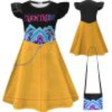 Girl Pop Singer Costume Demon Hunter Dress Dancer Dress Up Halloween Cosplay 3-14 Years - KAMO