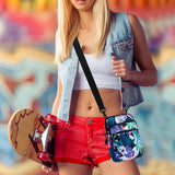 HAWEE Multifunction Phone Bag One Shoulder Phone Waist Bag Diagonal Cross Bag Smart Phone Case Outdoor Bag Triple Zip Hipster - KAMO